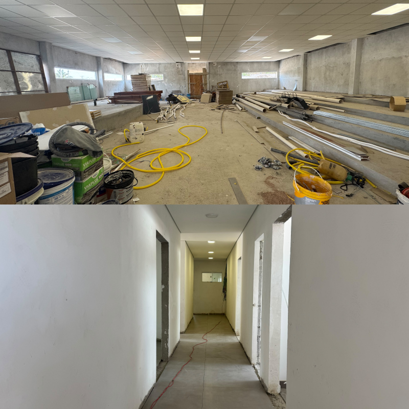Obras da nova sede da Câmara Municipal - Divulgação/ASCOM