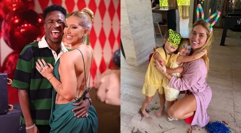 Vini Jr. organiza bloquinho de Carnaval para filhos de Virginia no Rio