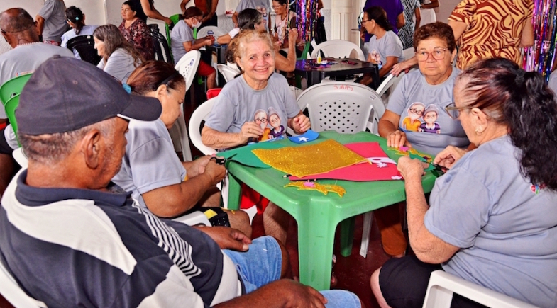 Secretaria de Assistência Social de Santo Antônio de Lisboa realiza Carnaval com idosos