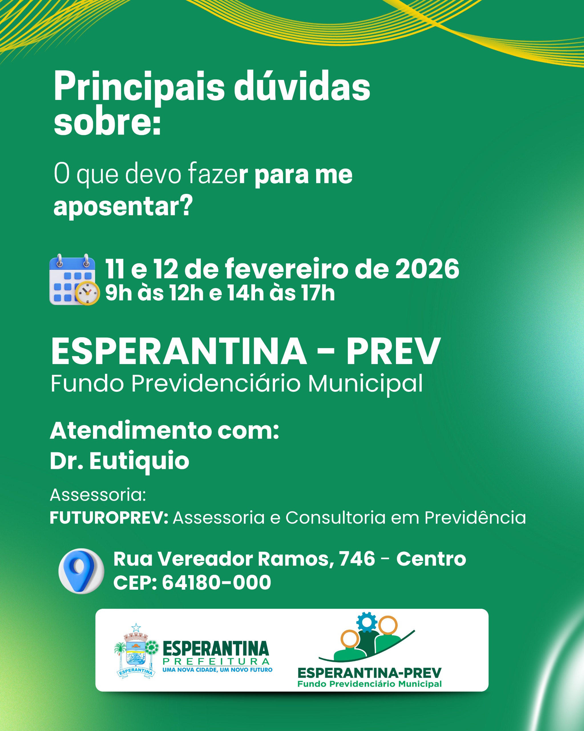 Esperantina-Prev realiza atendimento especial para esclarecer dúvidas sobre aposentadoria - Imagem 1