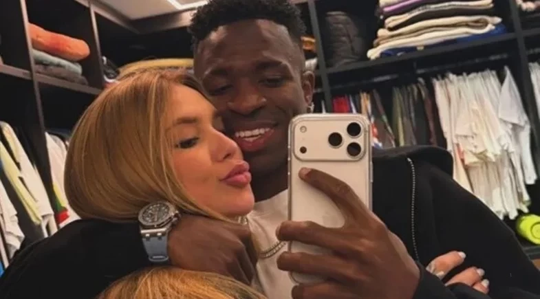 Vini Jr. surge com Virginia em momento íntimo em Madri e agita a web