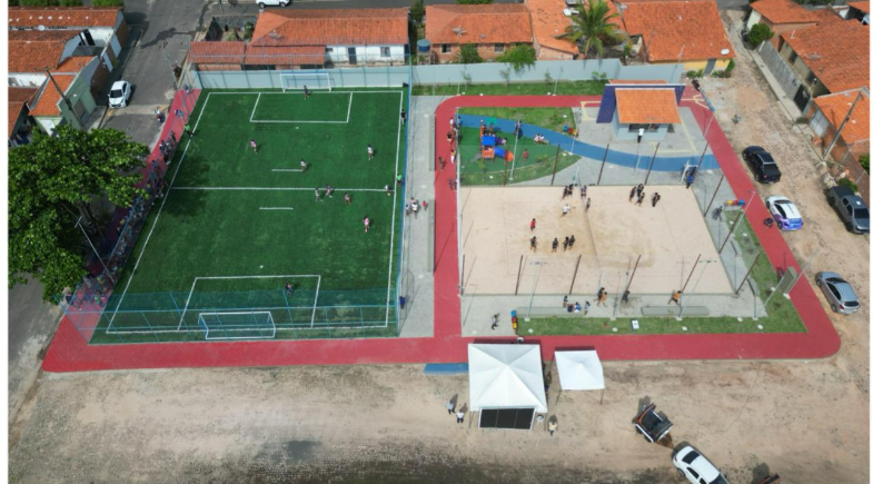 Prefeitura de União realiza inauguração de complexo esportivo e pavimentação asfáltica 