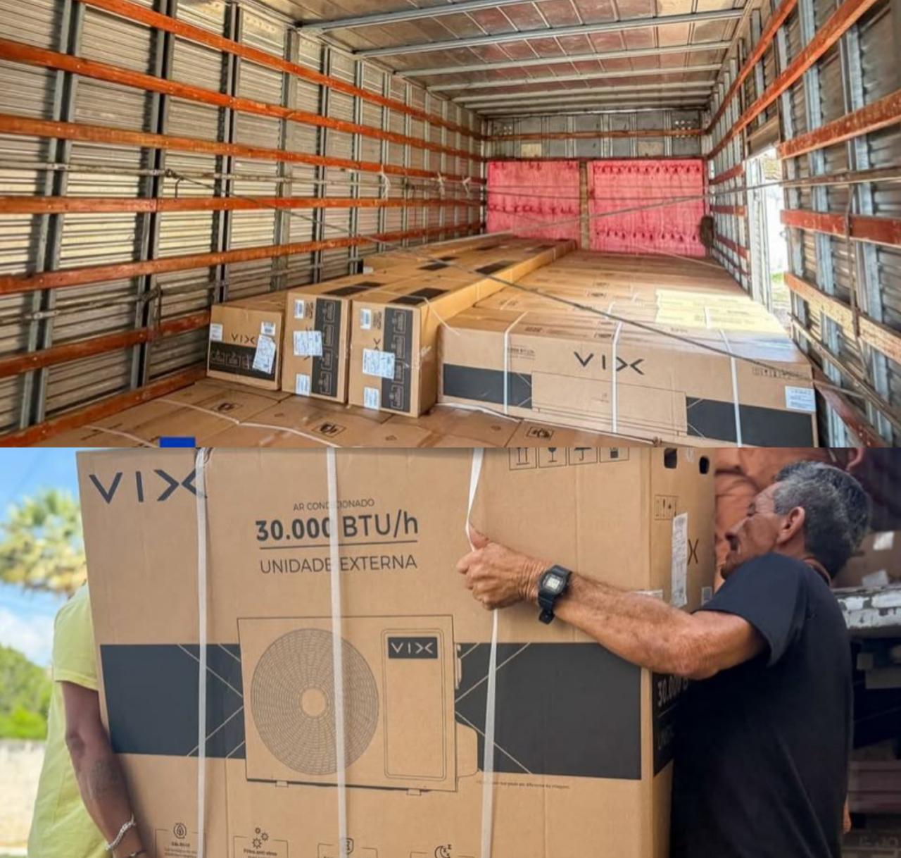 Mais de 150 aparelhos de ar-condicionado serão instalados nas escolas - Foto: Prefeitura de Parnaíba