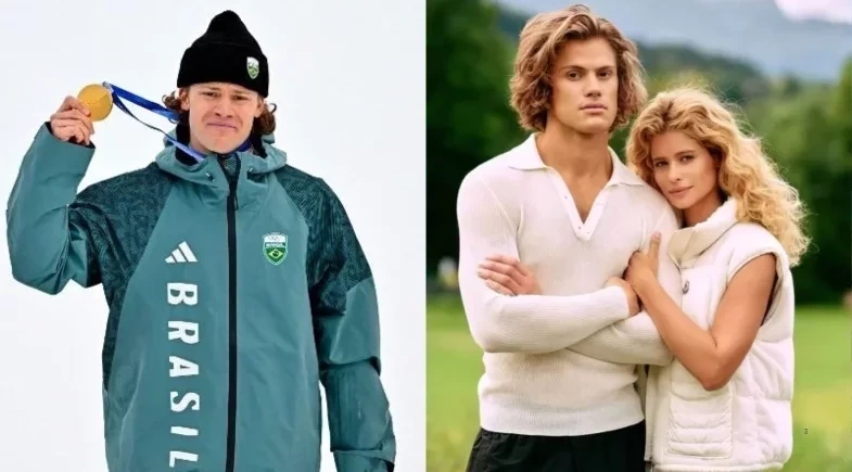 Saiba quem é a atriz brasileira que namora campeão dos Jogos Olímpicos de Inverno