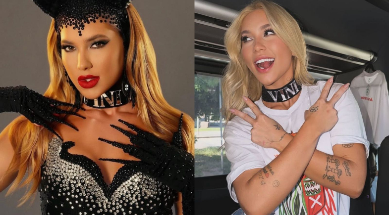 Virginia volta a usar coleira com nome de Vini Jr. e é ignorada pela equipe: “Brega”