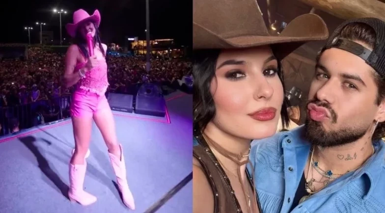Ana Castela chama Zé Felipe de “sem vergonha” durante show de Carnaval