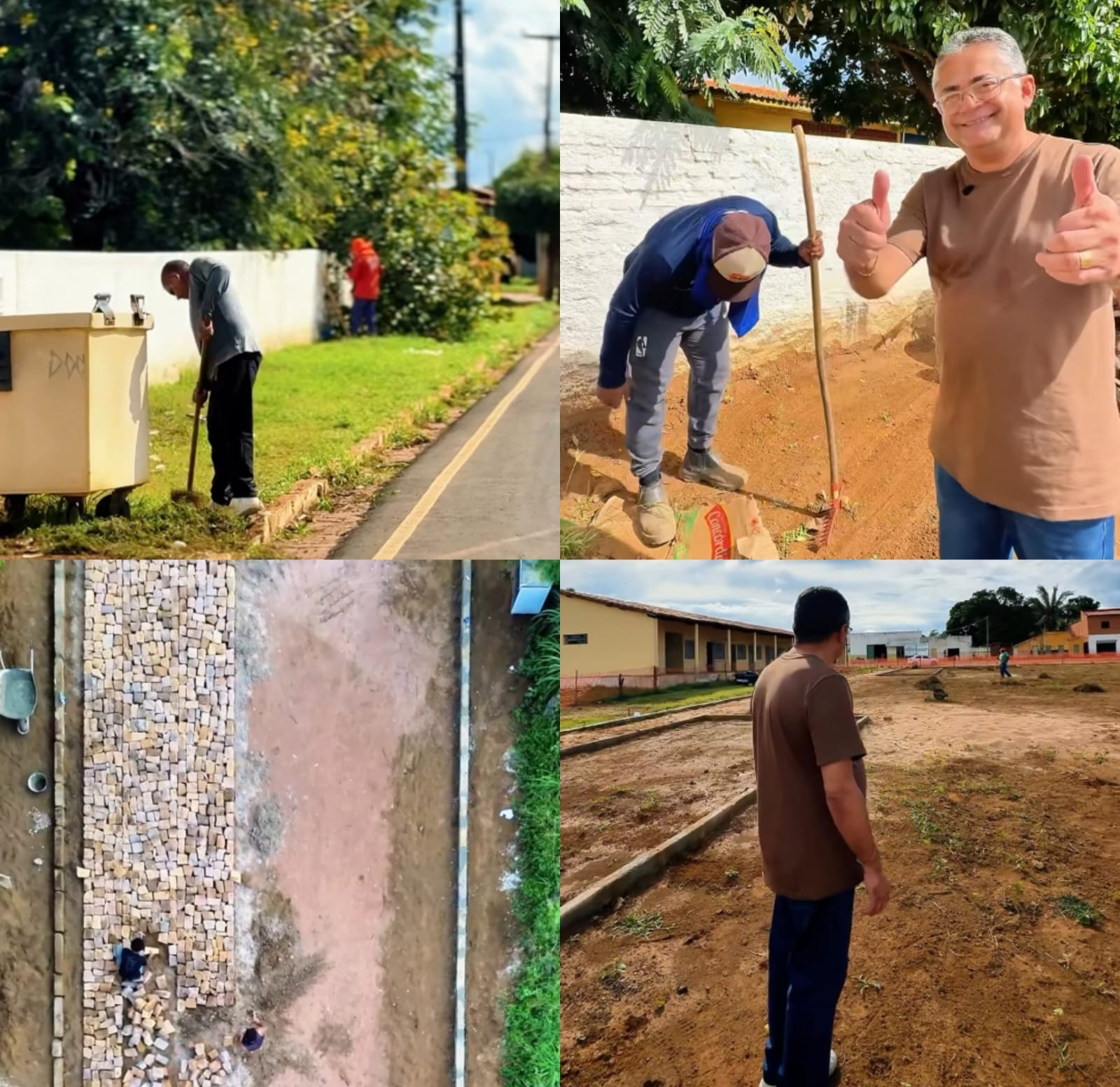 Prefeitura de Marcos Parente avança com ações de infraestrutura urbana | Foto: Prefeitura de Marcos Parente