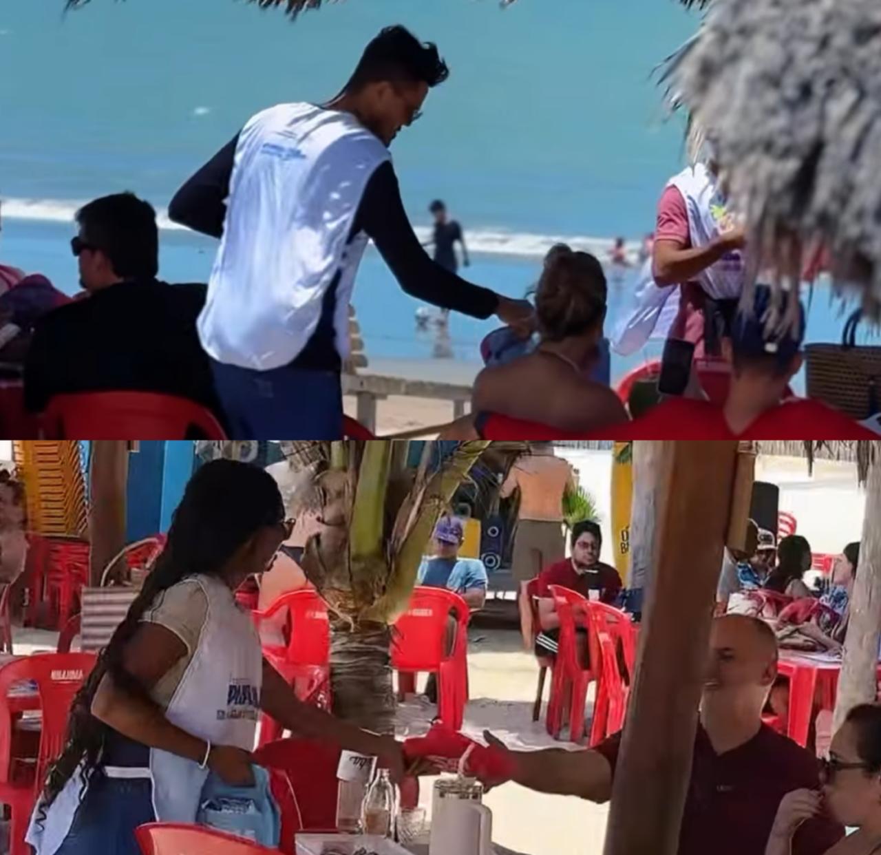 Ação de conscientização ambiental nas praias de Luís Correia - Foto: Prefeitura de Luís Correia 