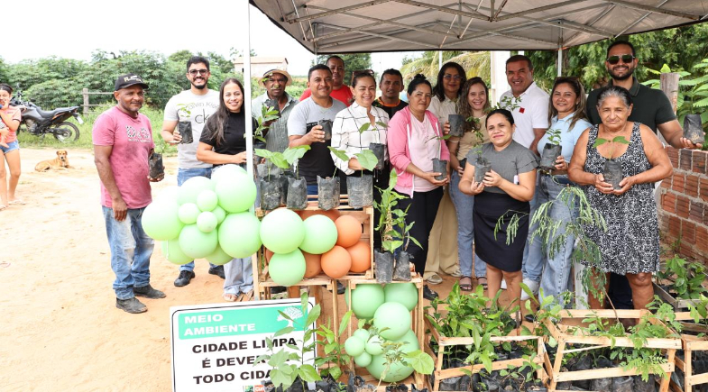 Prefeitura de Curimatá realiza entrega de mudas nativas e frutíferas