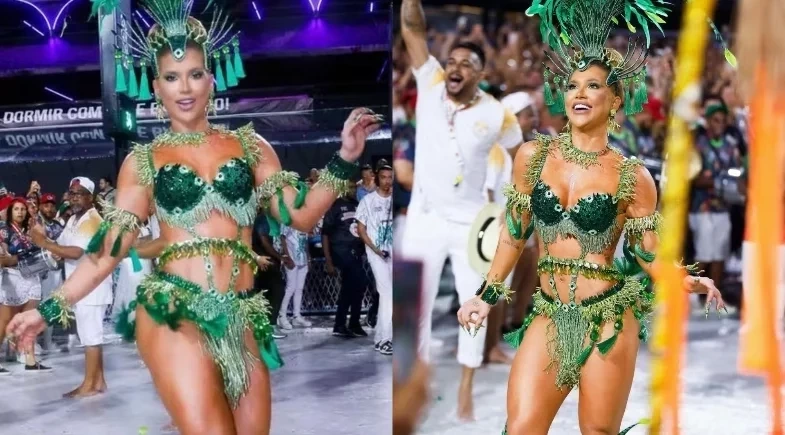 Virginia mostra bastidores de sua estreia na Sapucaí: “Quero viver isso pra sempre”