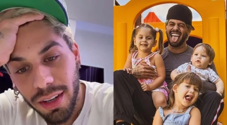 Zé Felipe reage a críticas nas redes e pede respeito aos filhos: “Não aceito isso”