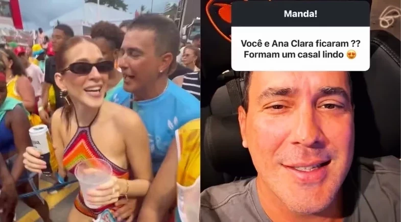 André Marques quebra o silêncio sobre suposto affair com Ana Clara