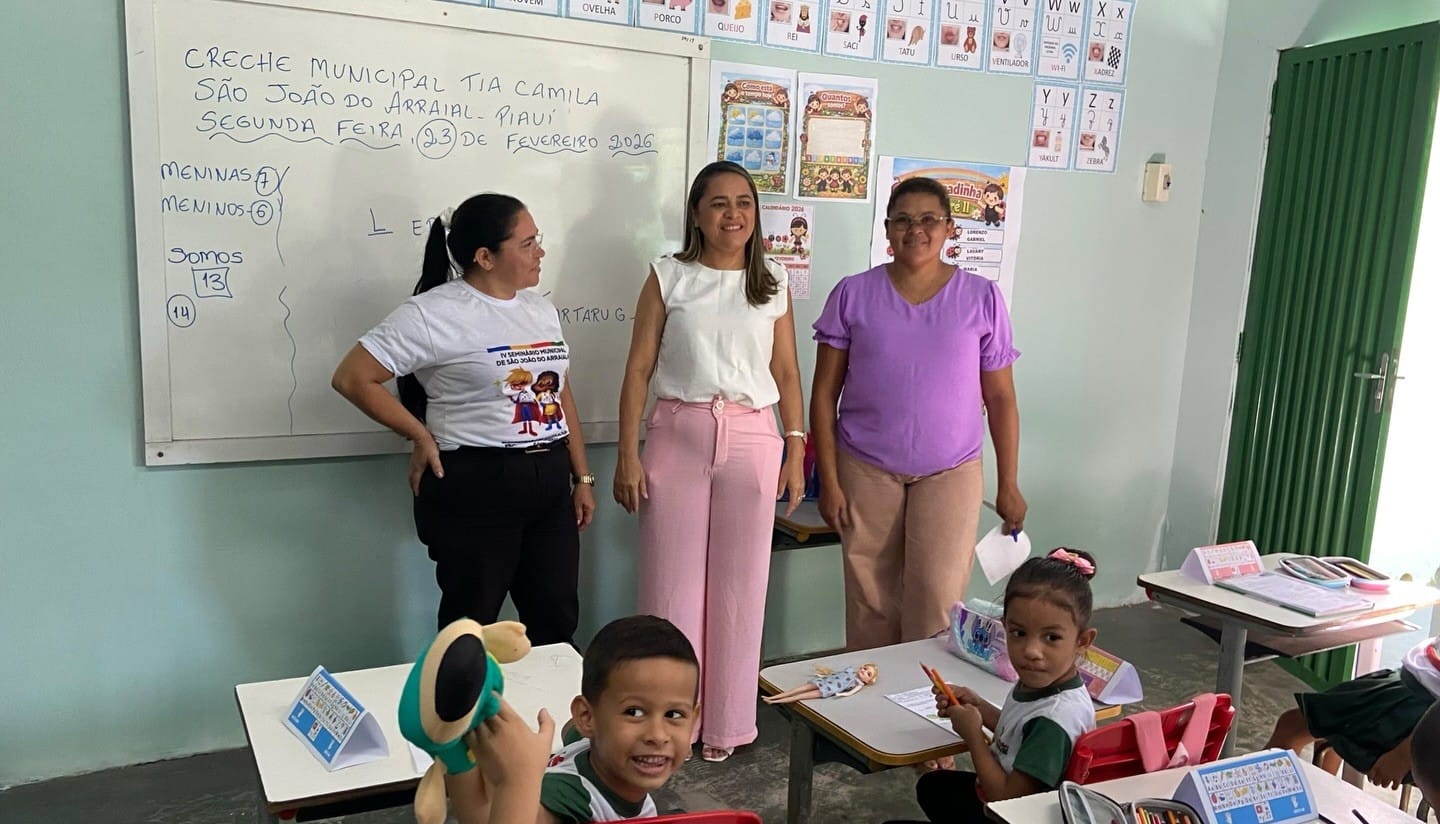 Ano letivo é iniciado com melhorias na rede municipal de ensino de São João do Arraial - Imagem 2
