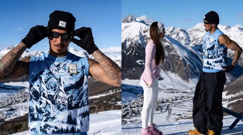 Gabriel Medina curte as Olimpíadas de Inverno com a namorada: “Primeira vez na neve”