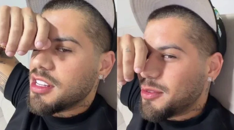 Zé Felipe revela acidente doméstico assustador com vaso sanitário: “Nunca vi”