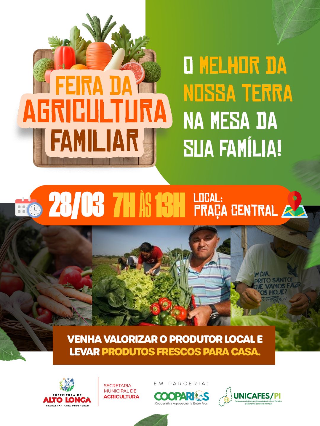 Alto Longá abre inscrições para a Feira da Agricultura Familiar - Imagem 1