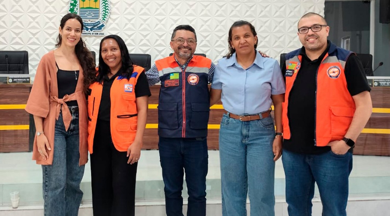 Avelino Lopes participa de capacitação para elaboração do Plano de Contingência