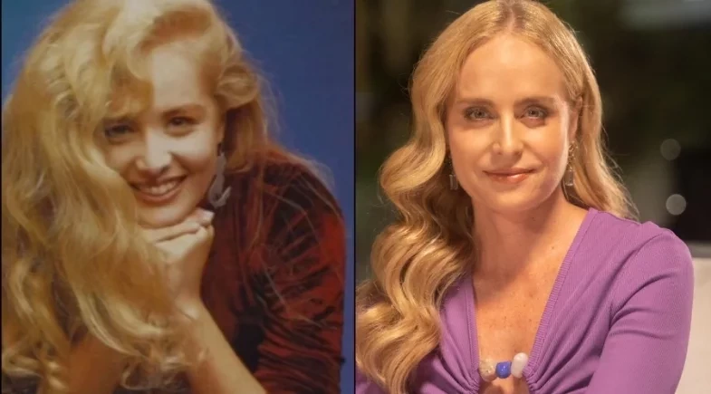 Angélica entra em trend nostálgica e resgata fotos de visual dos anos 90