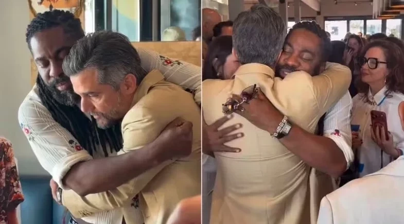 Lázaro Ramos encontra Wagner Moura antes do Oscar 2026: “Meu irmão”