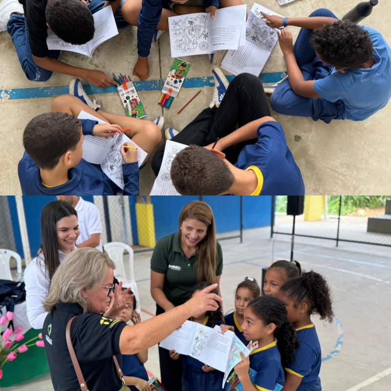 Cerca de 120 crianças participaram da ação ambiental no município - Prefeitura de Uruçuí