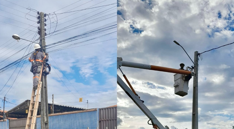 Prefeitura de Floriano intensifica serviços de iluminação pública no município