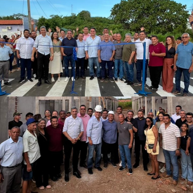 Binha Maciel recebe parlamentares e inaugura novas obras em Jardim do Mulato | Divulgação/Ascom