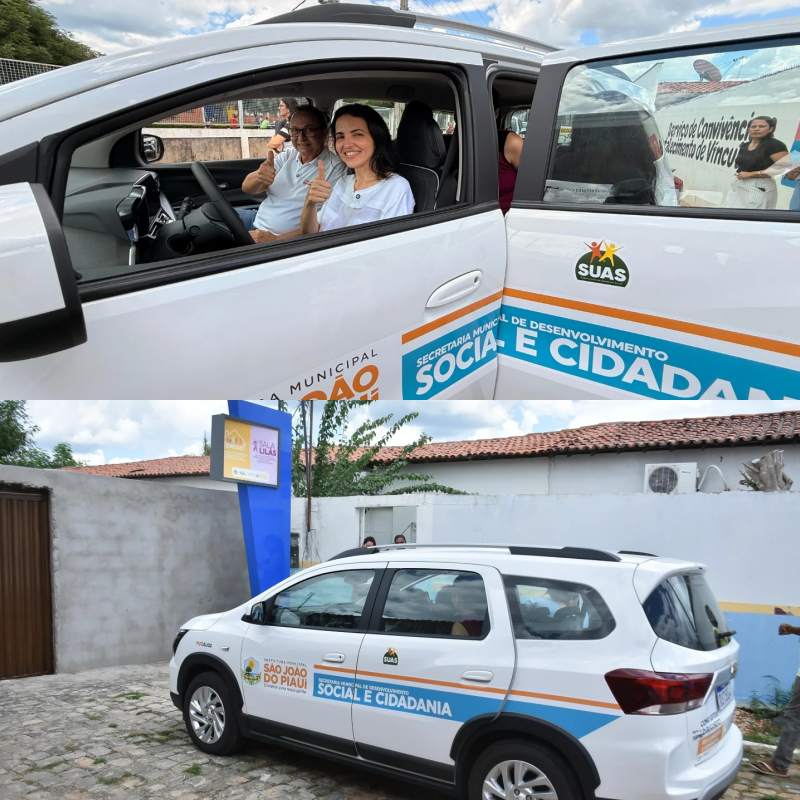 Entrega de veículo ao CREAS reforça atendimento à comunidade - Foto: Prefeitura de São João do Piauí