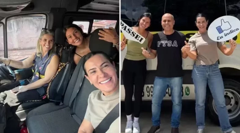 Ana Castela conquista habilitação para dirigir ônibus e caminhões e comemora