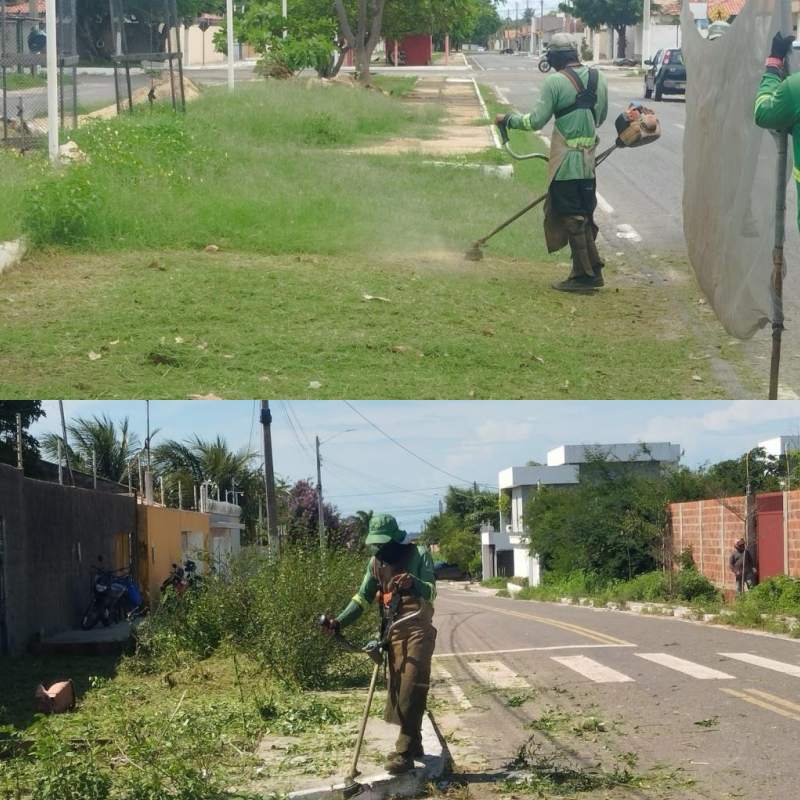Ações de limpeza urbana são reforçadas para garantir mais organização e segurança à população - Divulgação/ ASCOM