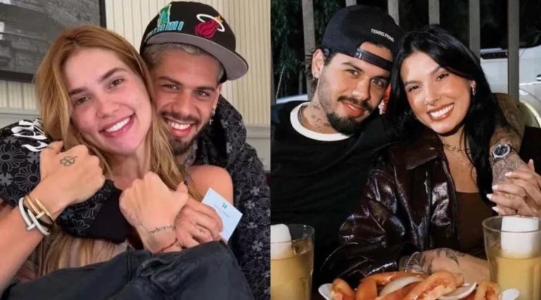 Zé Felipe se declara para Virginia e Ana Castela durante show; veja o vídeo