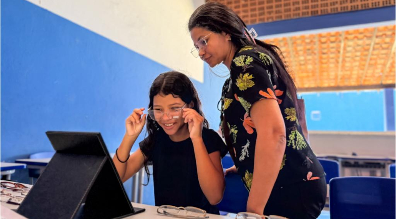 Parnaíba segue com atendimentos do projeto 'Ver Bem, é Estudar Melhor' nas escolas da rede municipal