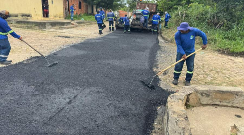 Prefeitura de Regeneração inicia obras de pavimentação asfáltica em diversas vias do município