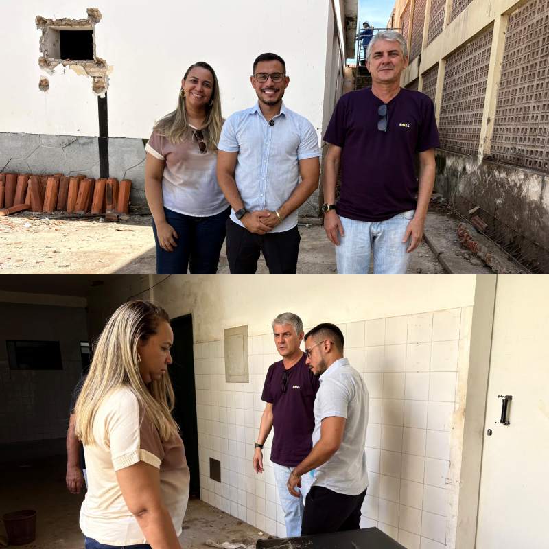 Construção do novo Centro de Saúde segue em ritmo acelerado - Divulgação/ASCOMConstrução do novo Centro de Saúde segue em ritmo acelerado - Divulgação/ASCOM