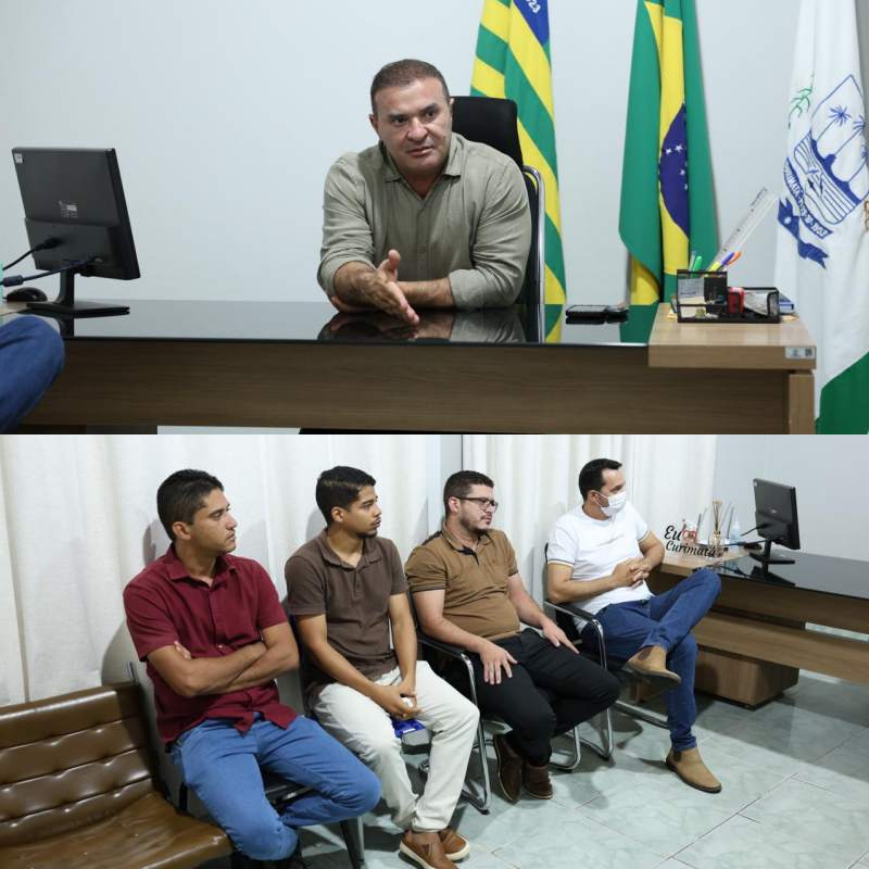 Prefeito Adelmo da Cincal e vereadores realizam vistoria na Creche Tia Miraísa, em Curimatá - Divulgação/ASCOM