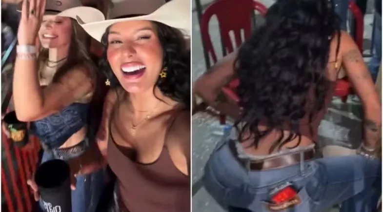 Ana Castela vira a noite em rodeio, dança funk e só chega em casa ao amanhecer