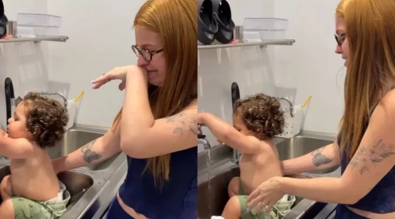 Viih Tube se emociona com momento especial do filho caçula: “Não aguentei, chorei”