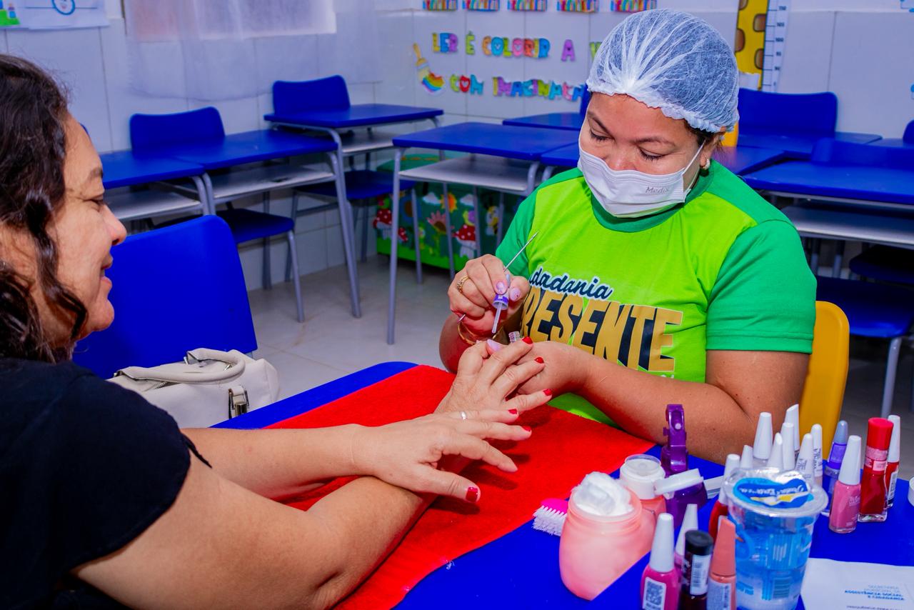 Ação do Cidadania Presente levou serviços gratuitos ao bairro Santa Rosa - Divulgação/ASCOM