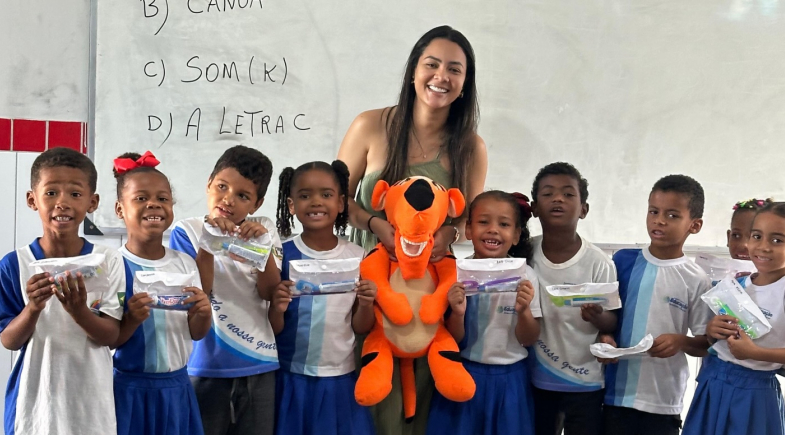 Secretaria de Saúde promove ação do Dia B com foco na saúde bucal de crianças em Simplício Mendes