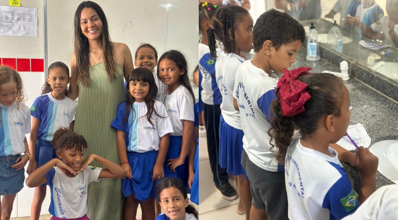 Secretaria de Saúde promove ação do Dia B com foco na saúde bucal de crianças em Simplício Mendes - Imagem 1