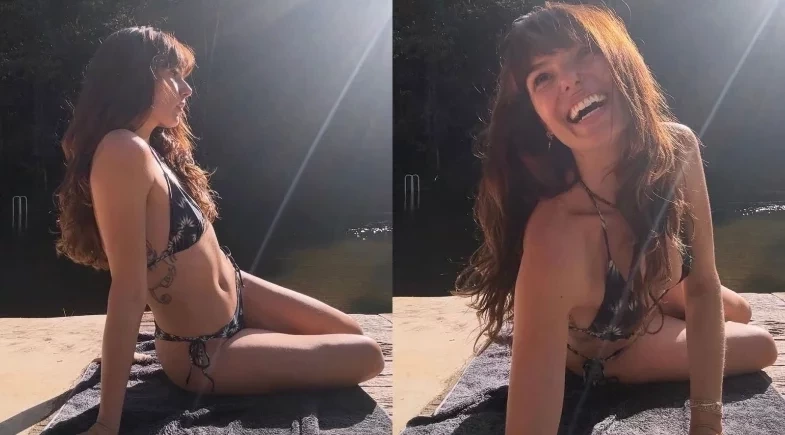 Isis Valverde posa de biquíni em meio à natureza e recebe elogios: ''Sereia'' 