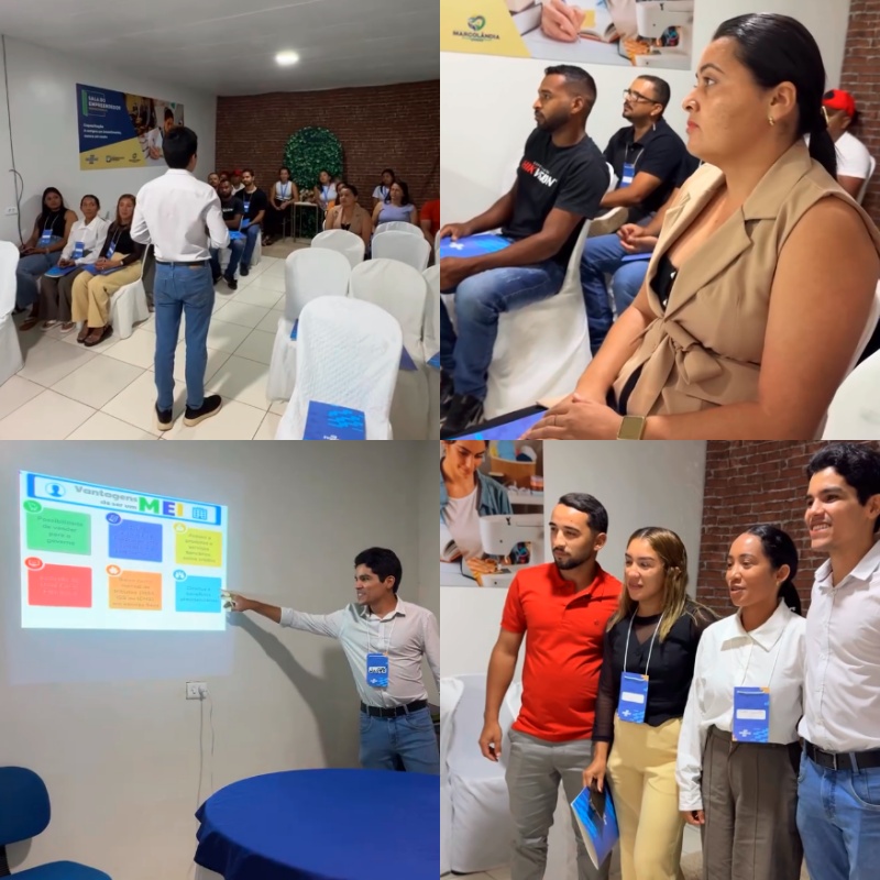 Prefeitura de Marcolândia promove palestra voltada para microempreendedores do município | Divulgação/Ascom