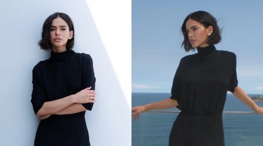 Bruna Marquezine muda o visual e surge de cabelo curto nas redes