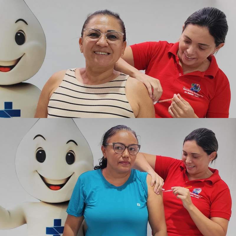Vacinação de profissionais da Atenção Primária contra a dengue em Castelo do Piauí - Foto: Prefeitura de Castelo do Piauí