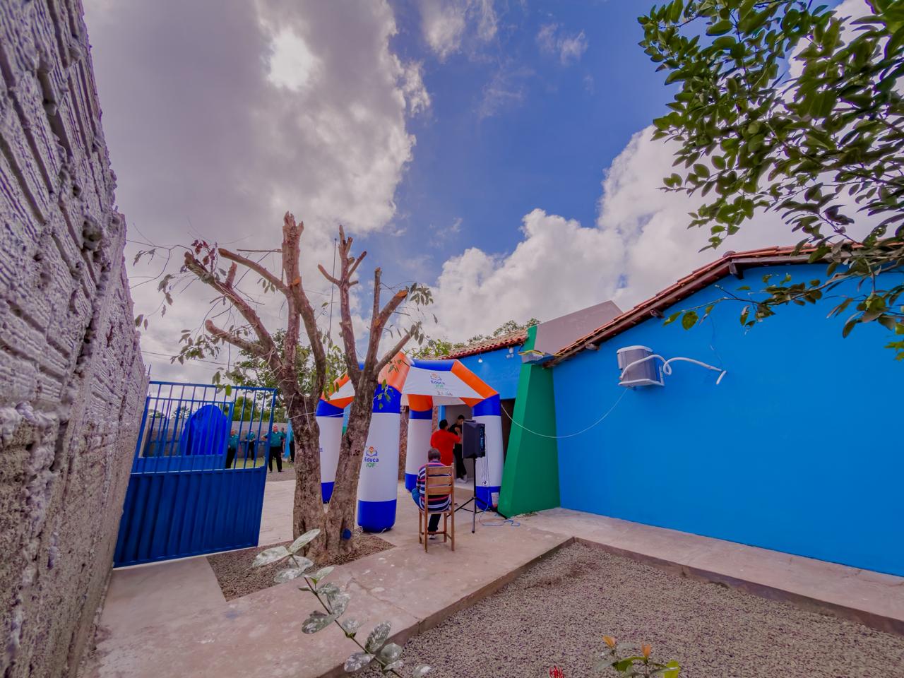 Prefeito Pedro Gomes entrega reforma da Escola Estevam Joaquim na comunidade Palmeirinha - Imagem 1