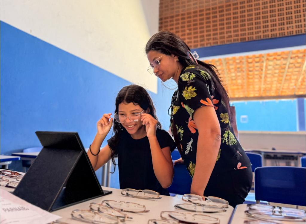 Projeto garante avaliação da saúde ocular de alunos - Divulgação/ASCOM