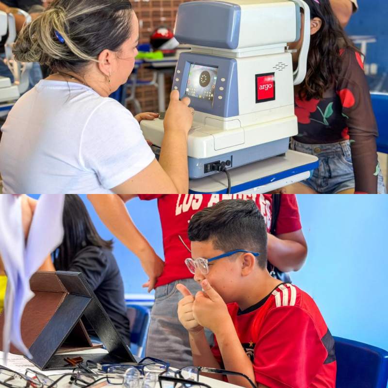 Atendimentos fazem parte do projeto “Ver Bem, é Estudar Melhor”  - Divulgação/ASCOM