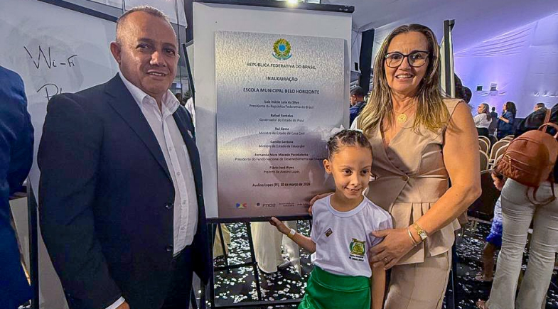 Avelino Lopes assegura avanço na educação com inauguração da Escola Belo Horizonte