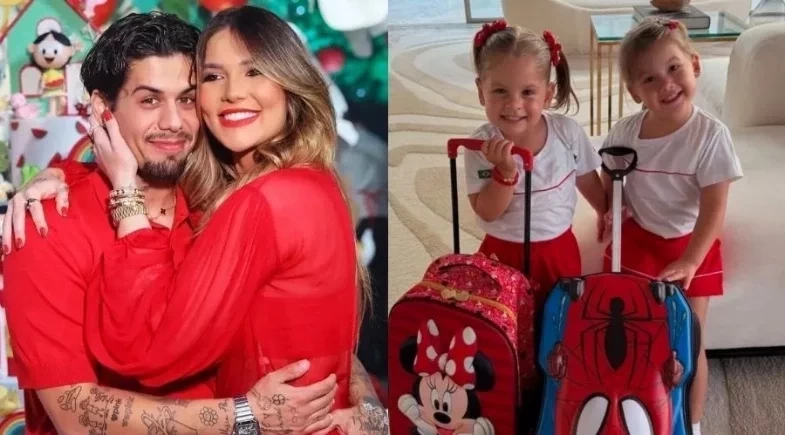 Filhas de Virginia e Zé Felipe ficaram menos de duas semanas na escola em 2026