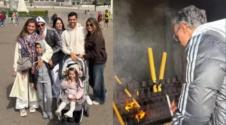 Kelly Key e marido vão ao Santuário de Fátima agradecer recuperação após AVC