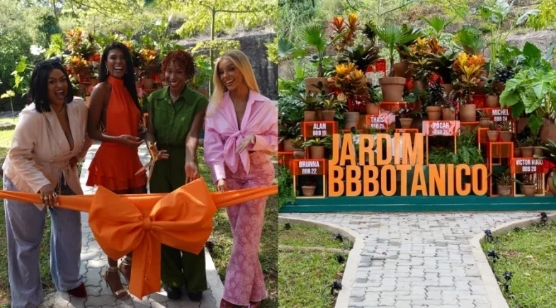 Globo inaugura “Jardim BBBotânico” em homenagem às “plantas” do Big Brother Brasil